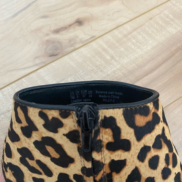 Leopard Heeled Booties - Picture 5 of 6